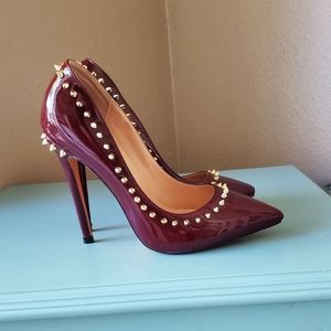 👠Wetkiss studded heels 👠